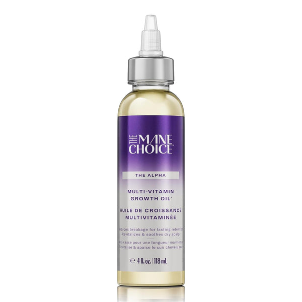 Alpha Multi-Vitamin Scalp Hair Growth Oil, 4 Fl Oz, 1 Pack, Nourishing Scalp Oil with Biotin, Vitamin C, Rosemary, Rice Extract, Jojoba, Tea Tree & Castor Oil, Lightweight & Non-Greasy