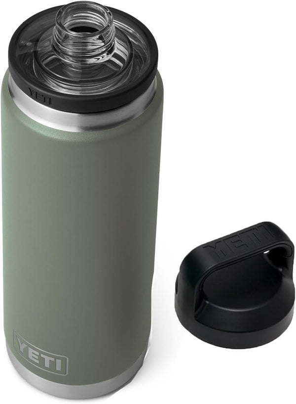 Rambler 26 Oz Bottle, Vacuum Insulated, Leakproof, Stainless Steel with Chug Cap