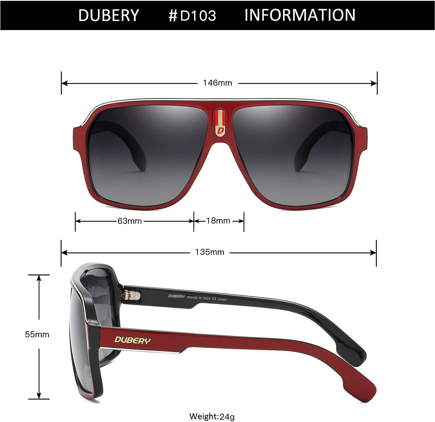 Mens Oversized Aviator Sunglasses Classic Large Polarized Lens Shades D103