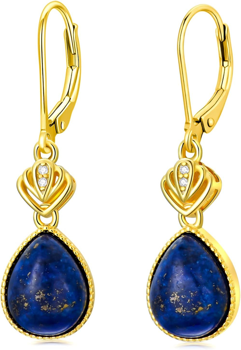 Lapis Lazuli Earrings Jewelry Sterling Silver Blue Lapis Dangle Dangling Drop Earrings Boho Wedding Gifts for Women