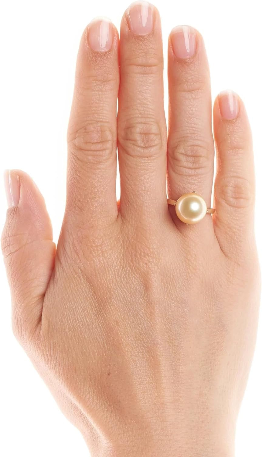 Oracle Collection Golden South Sea Cultured Pearl Ring