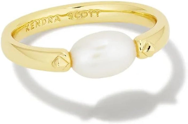 Leighton Pearl Band Ring