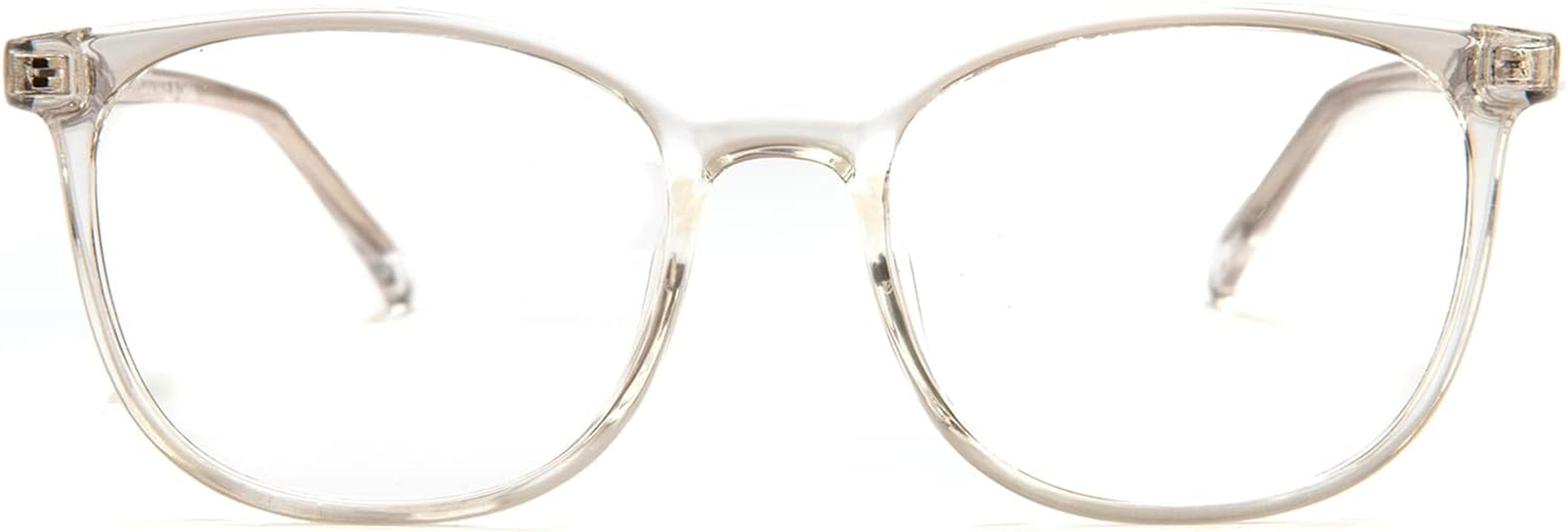 Blue Light Blocking Glasses Fashion Round TR90 Frame Transparent Eyewear Anti UV Computer Glasses for Women Men