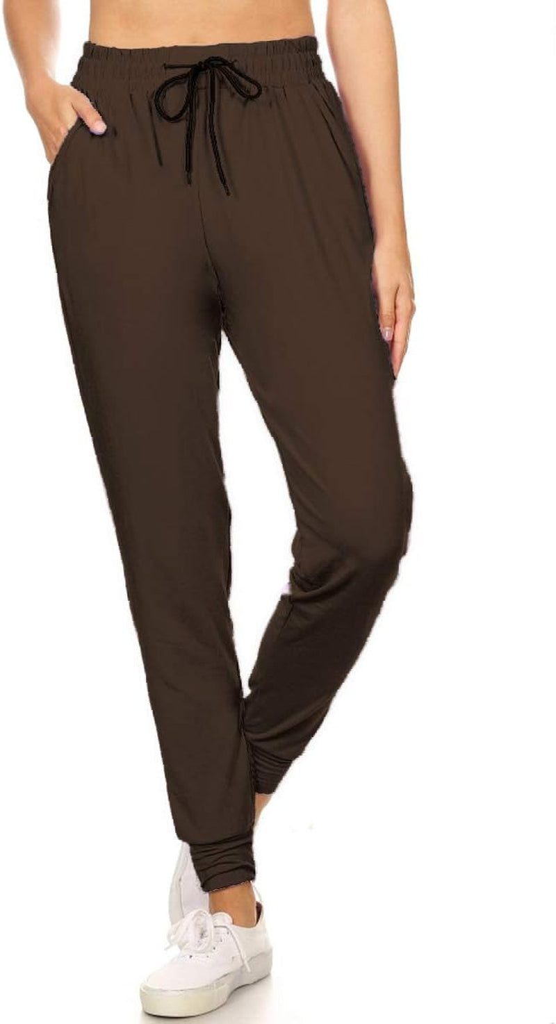 Women'S Relaxed-Fit Jogger Track Cuff Sweatpants with Pockets for Yoga, Workout
