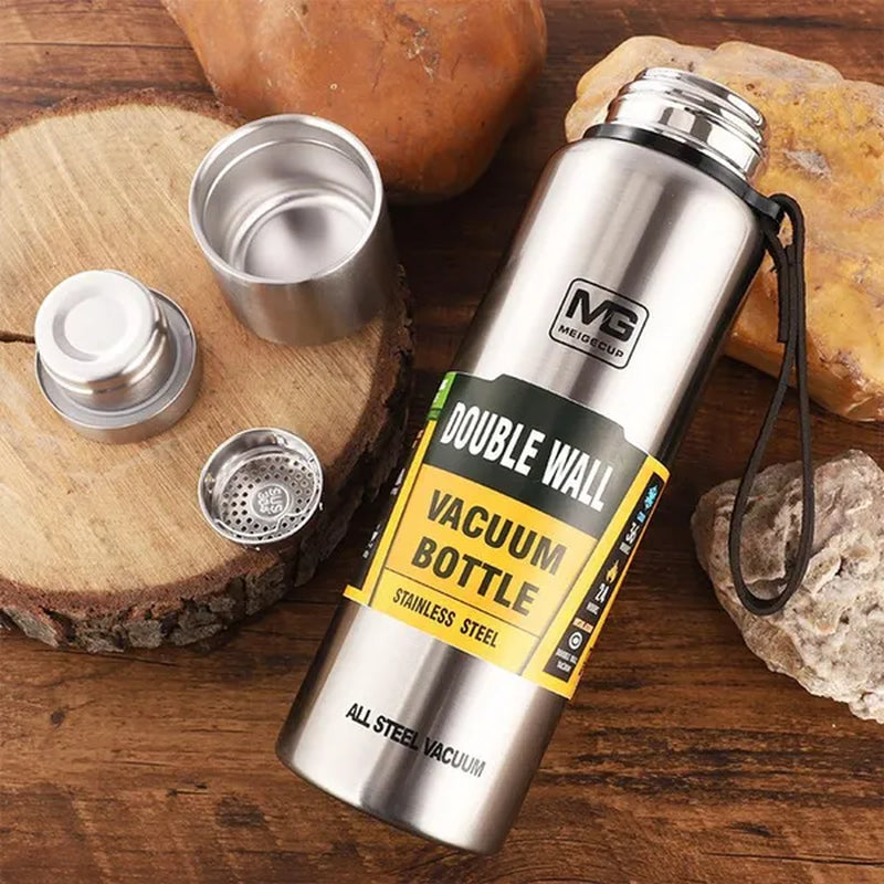 Hiking Double Wall Thermocup Stainless Steel Vacuum Flasks Thermos Cup Coffee Tea Milk Travel Mug Thermo Bottle Gifts