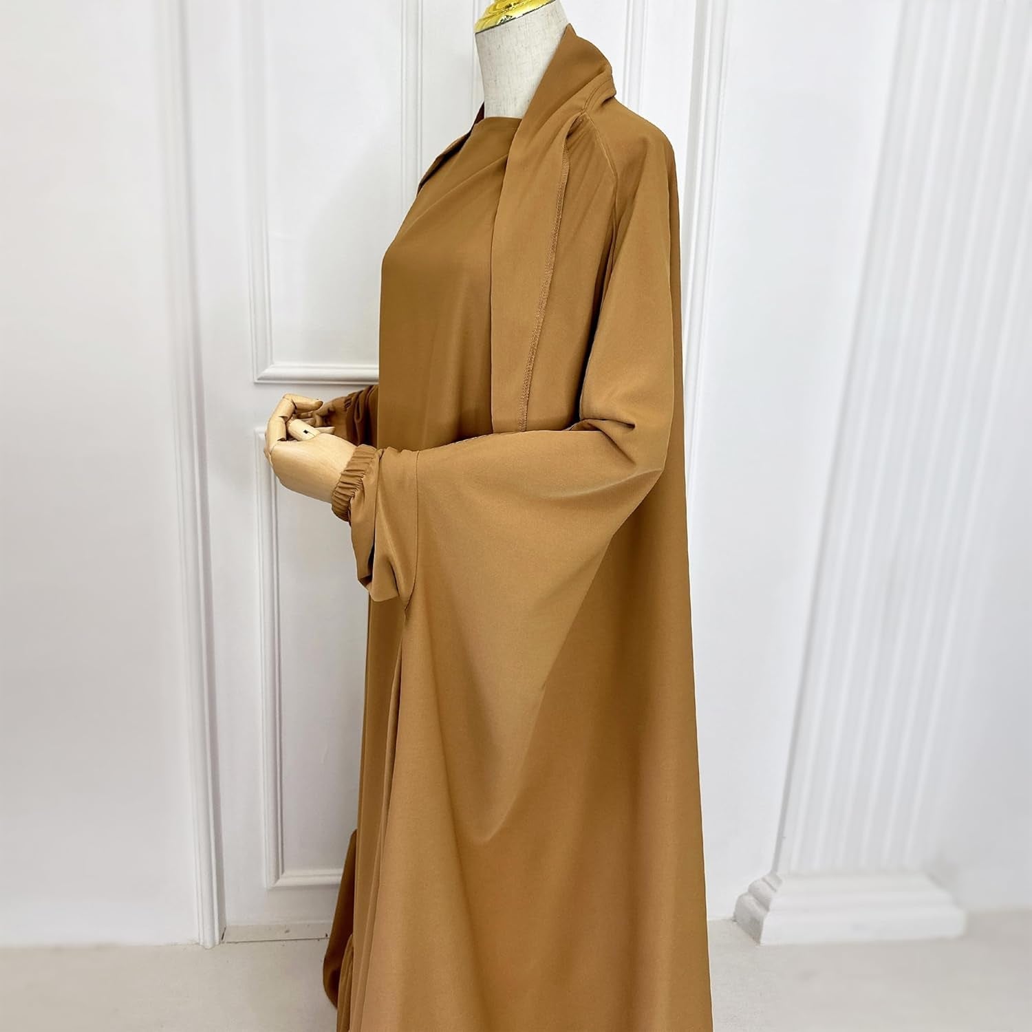 Women Jilbab Islamic Prayer Dress Muslim Dress for Woman Muslim Maxi Abaya Eid Ramadan Formal Gown with Sleeve Prayer Dress