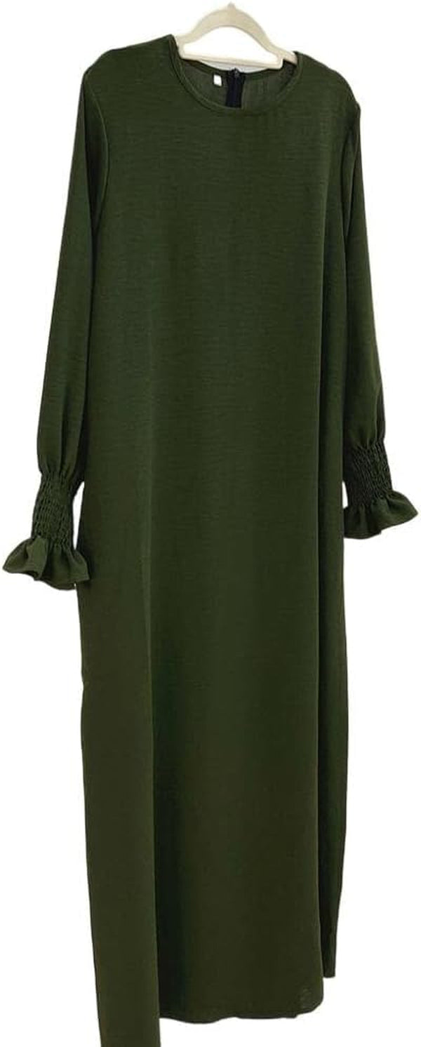 Women Prayer Dress Muslim Ramadan Garment Abaya Dubai Islam Jilbeb Long Dress without Hijab