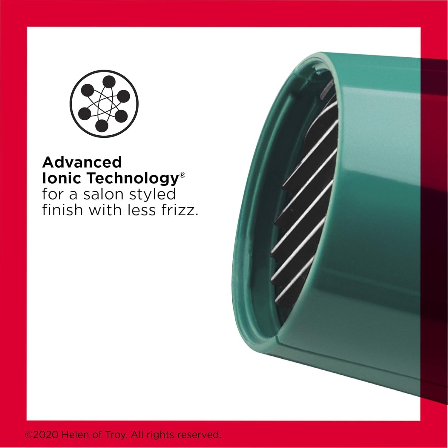 1875W Blow Dryer with Ionic Technology for Salon Styled Finish with Less Frizz (Green)