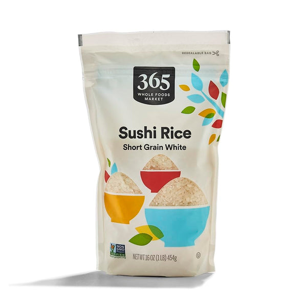 Short White Grain Sushi Rice, 16 Oz