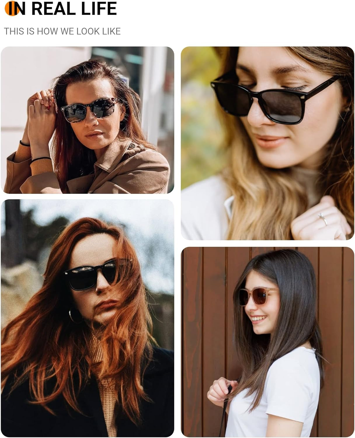Polarized Sunglasses for Women Men Classic Trendy Stylish Sun Glasses 100% UV Protection