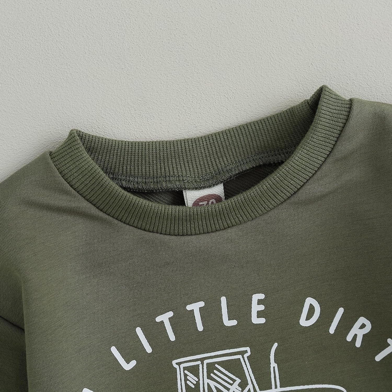 Toddler Baby Boy Clothes Funny Letter Long Sleeve Sweatshirt Pullover Top Jogger Pants Fall Winter Outfits