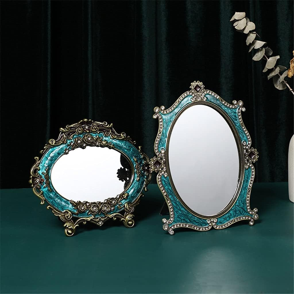 Wedding Gift Mirror Bride Retro European Style Makeup Mirror Desktop Russian Princess Dressing Mirror Exotic Style
