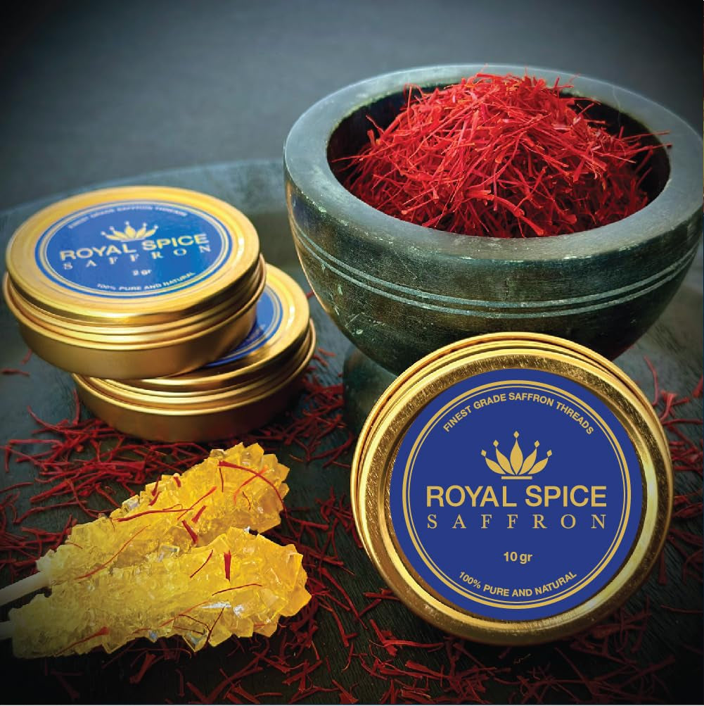Saffron, Finest Pure Premium Saffron Threads. for Rice, Tea, Paella, Desserts, and All Culinary Delights.