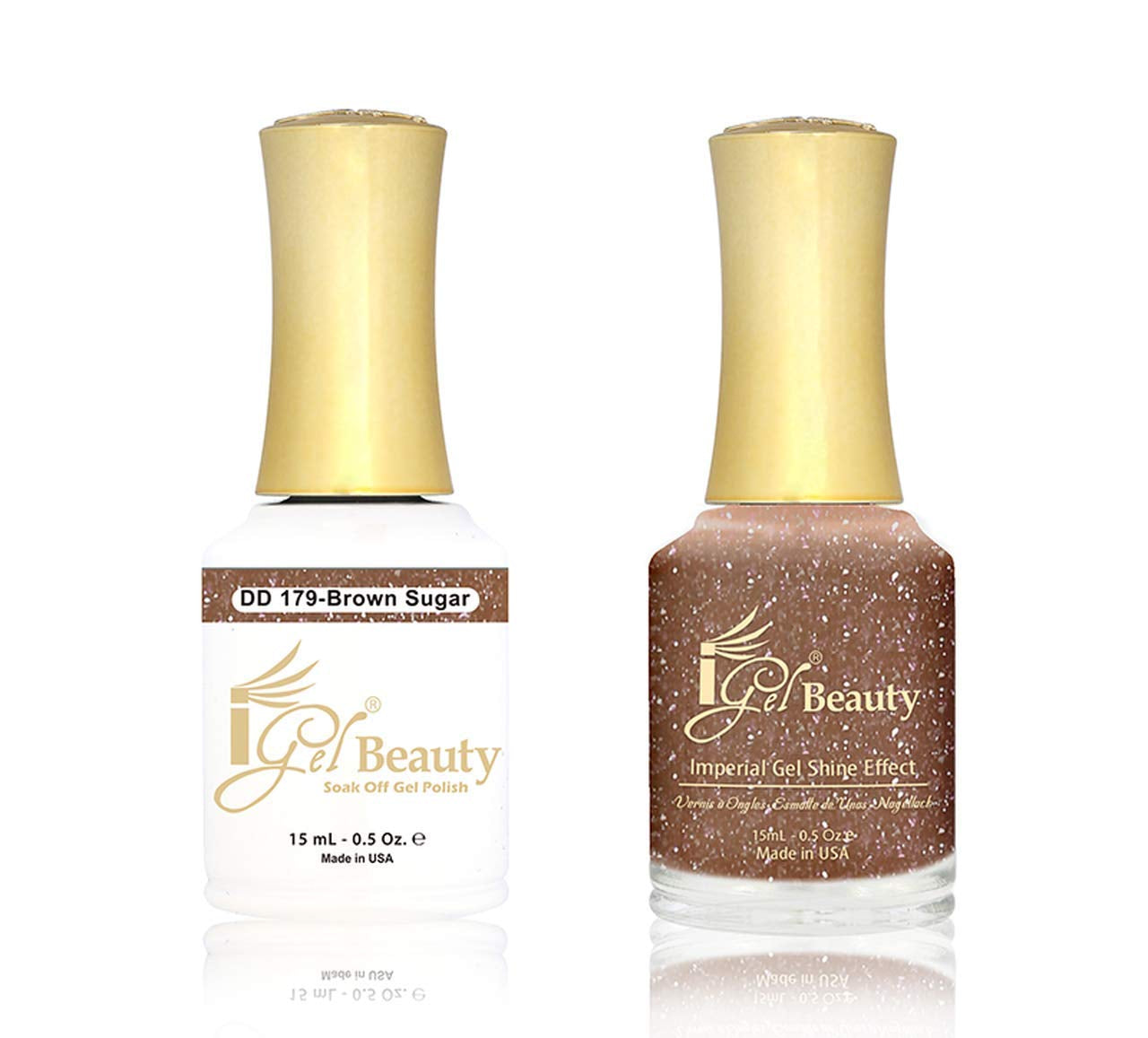 Igel - 100% Pure Gel Nail Polish - Dip & Dap Collection (DD179 - Brown Sugar)