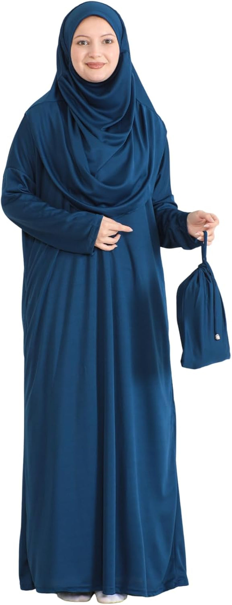 Muslim Dress for Women with Hijab, Abaya, Instant Prayer Clothes Set, Islamic Wear, Dubai Kaftan Jilbab Burqa