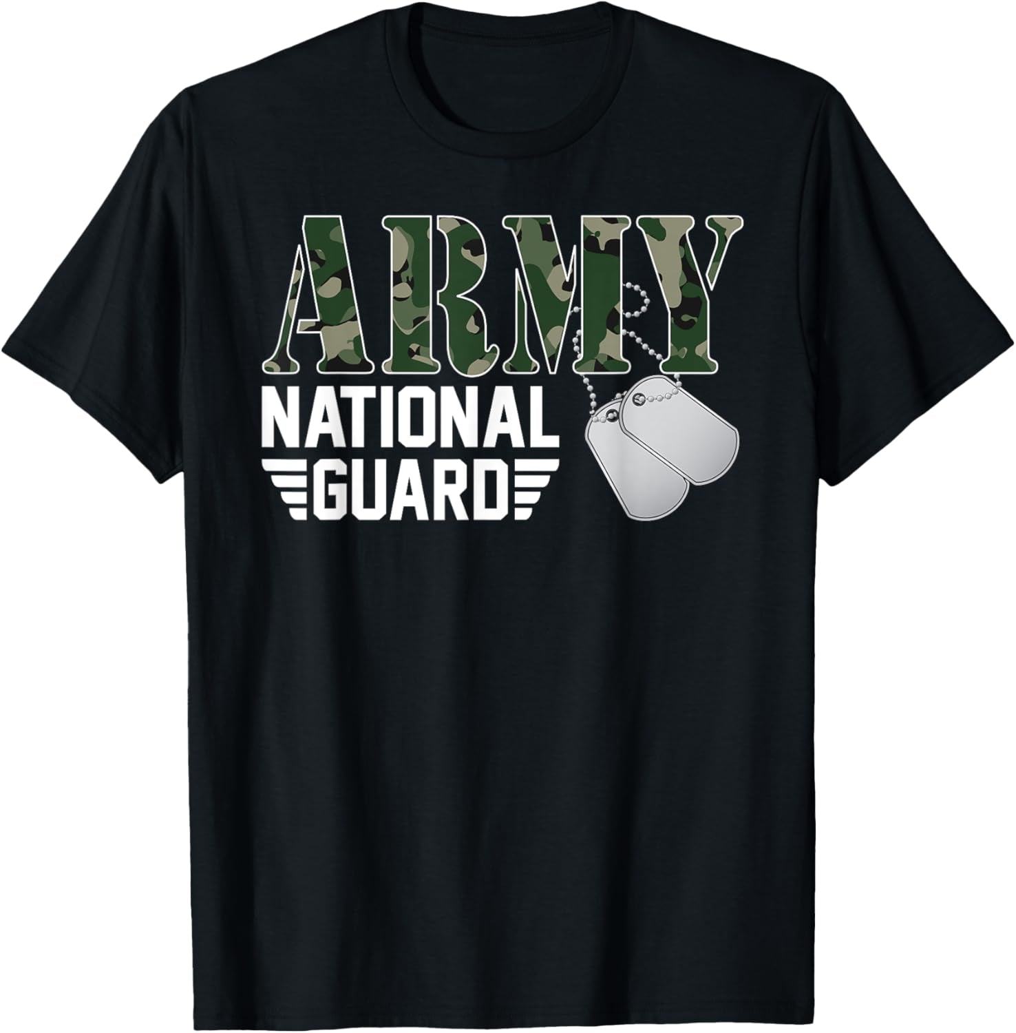 Proud Army National Guard Military Family Veteran Army T-Shirt