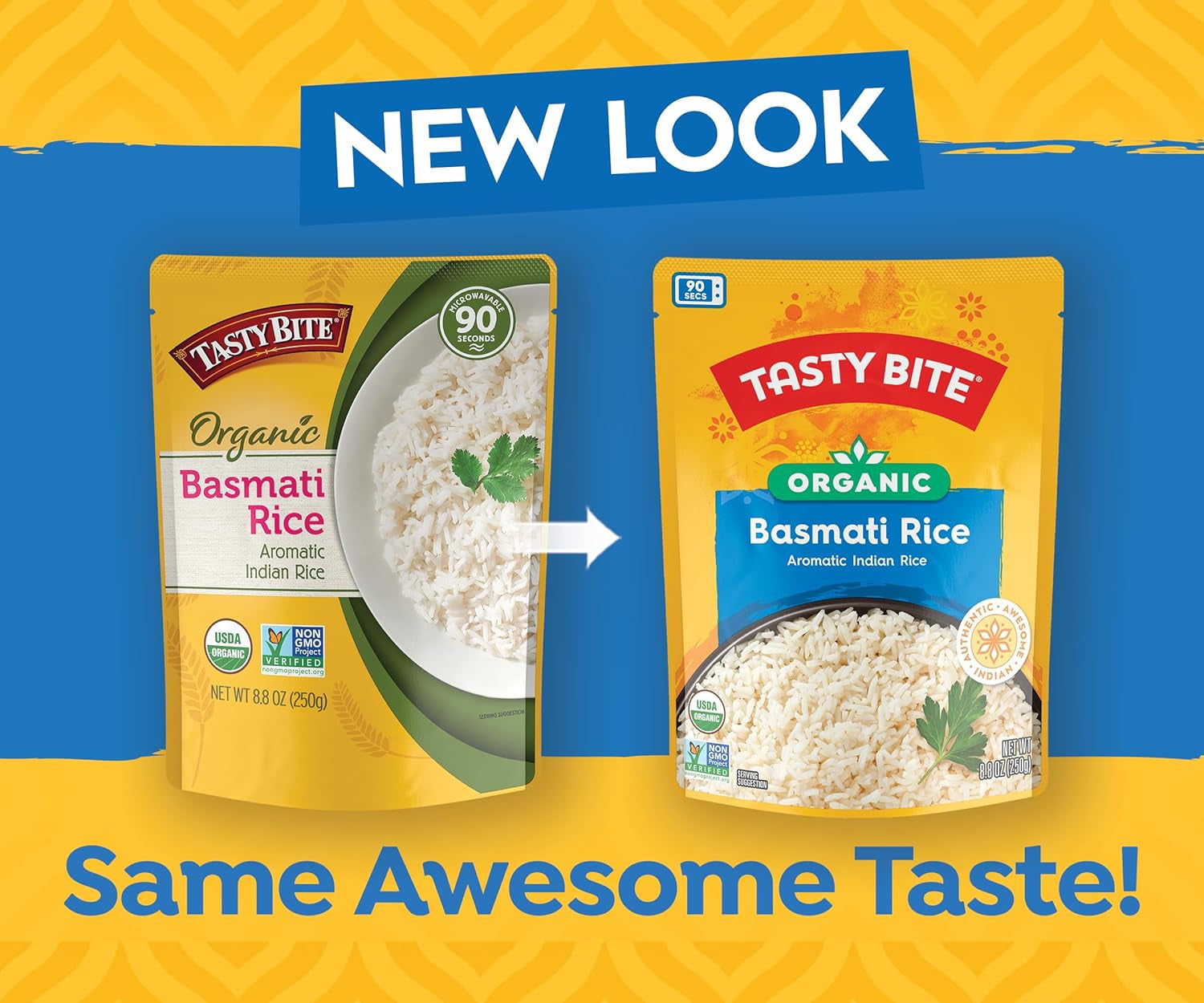 Tastybite, Rice Basmati Organic, 8.8 Ounce