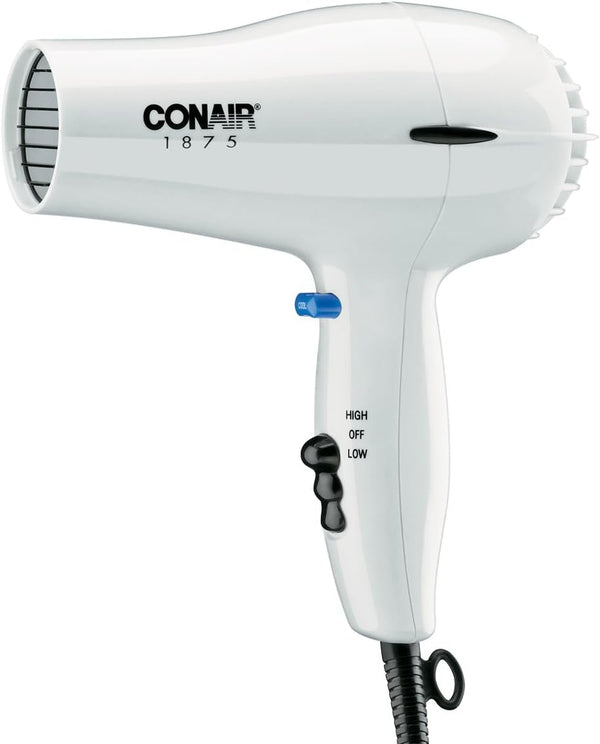 247W White Compact Hair Dryer - 1875W