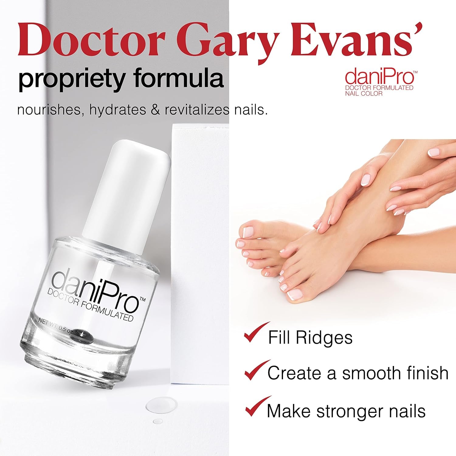 Doctor Formulated Nail Polish – Clear Base Coat