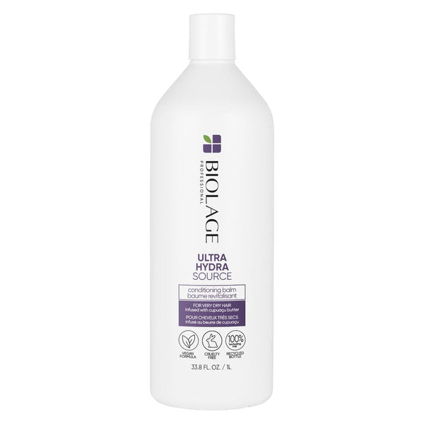 Biolage Ultra Hydra Source Conditioner - Intensely Conditions & Replenishes, for Very Dry, Thick, Coarse Hair, with Micro-Dosed with Cupuaçu Butter & Salicylic Acid, Packaging May Vary
