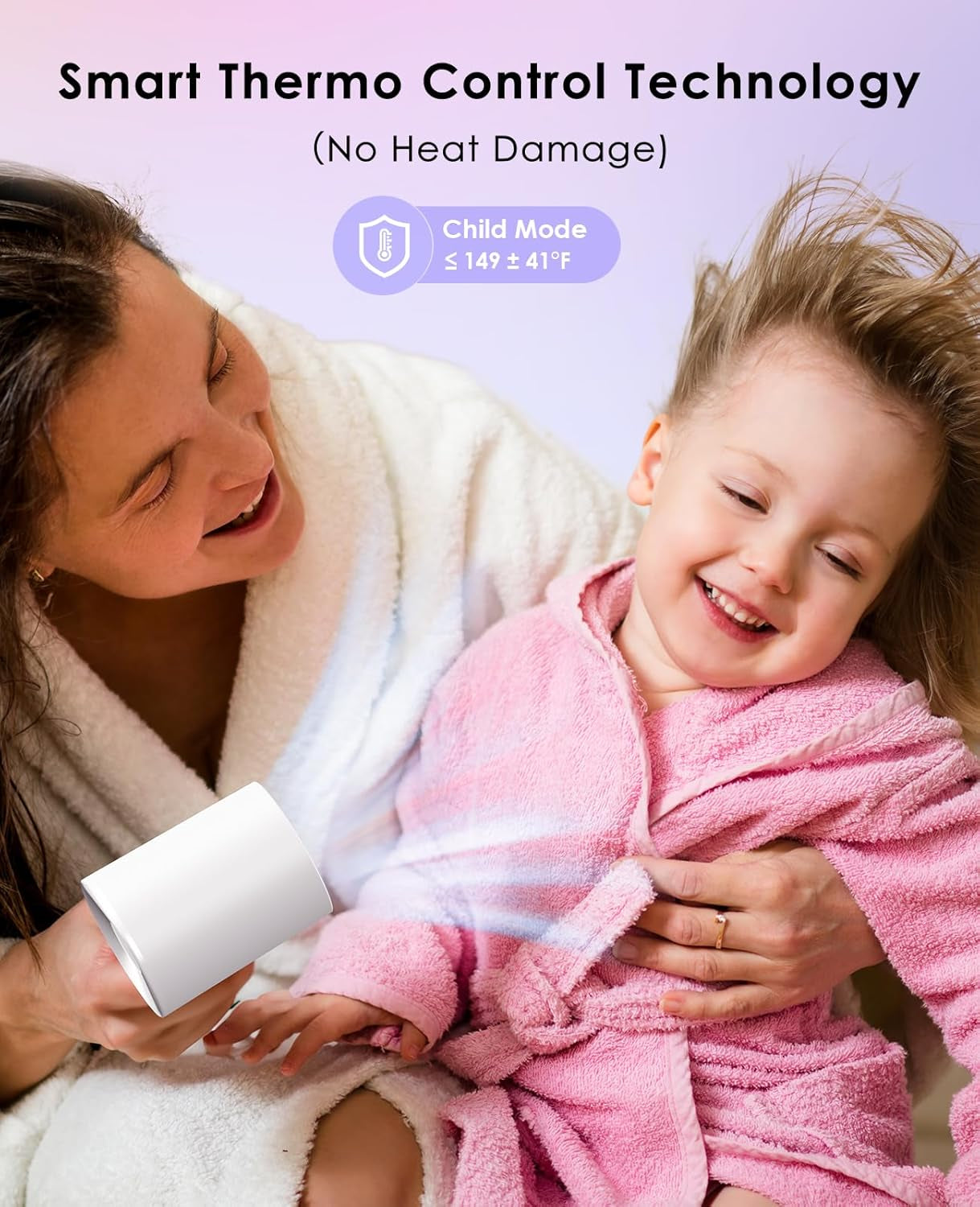 Hair Dryer, Negative Ionic Hair Dryer, High-Speed Blow Dryer with 110, 000 RPM Brushless Motor, Fast Drying Lightweight Travel Hairdryer, Low Noise Home Hair Dryer with Smooth Nozzle