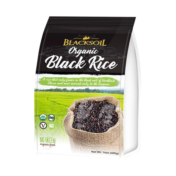 Blacksoil Organic Black Rice Non-Gmo/Kosher/Gluten-Free