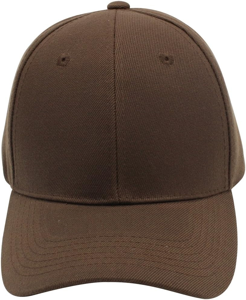 Baseball Cap Men Women - Classic Adjustable Plain Hat