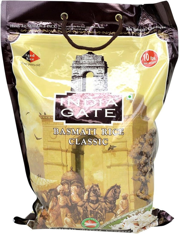 '- White Basmati Rice - Classic, 10 Pound