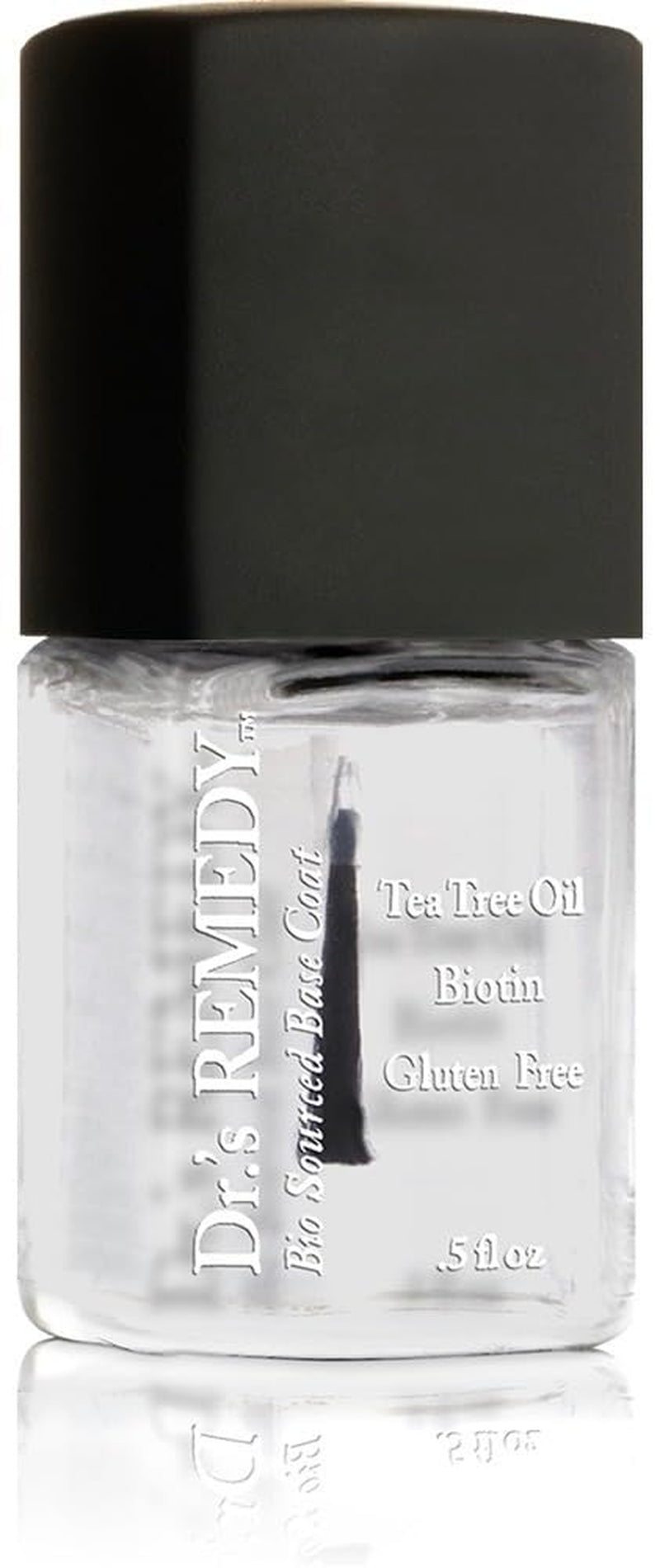 Dr’S Remedy Clear Base Coat Nail Polish Treatment, Organic Non Toxic All Natural Enriched Nail Strengthener and Care - BASIC Base Coat