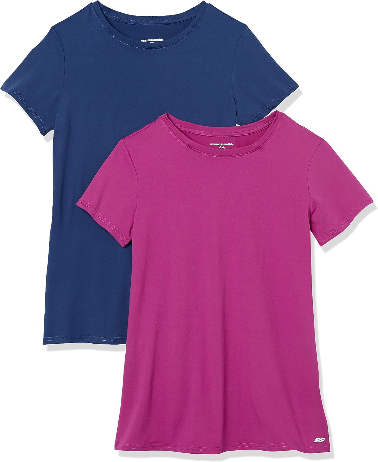 Women'S Tech Stretch Short-Sleeve Crewneck T-Shirt (Available in plus Size), Multipacks
