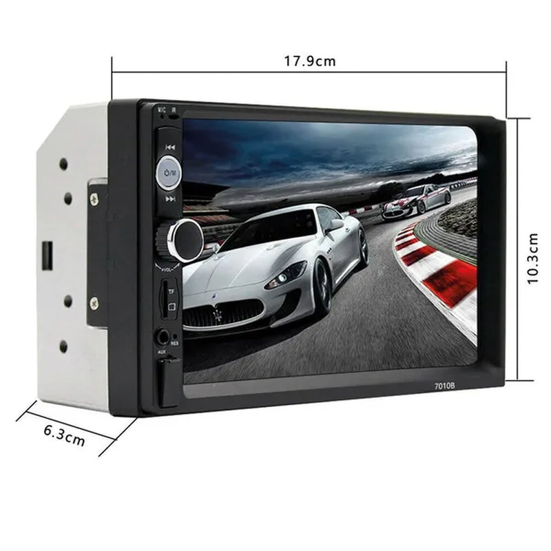 7" 2 Din Car Multimedia Player Audio Stereo Radio HD MP5 Touch Screen Mirror Link Bluetooth USB FM Autoradio