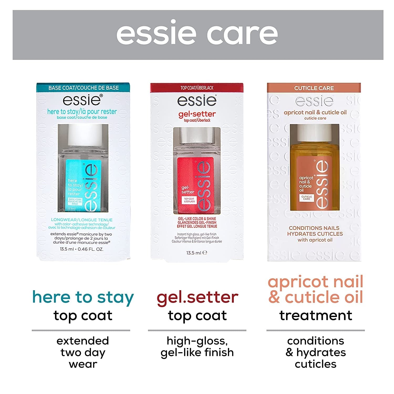 nail care, Protect Your Mani Kit, base coat & high-shine top coat, 8-free vegan, 1 kit