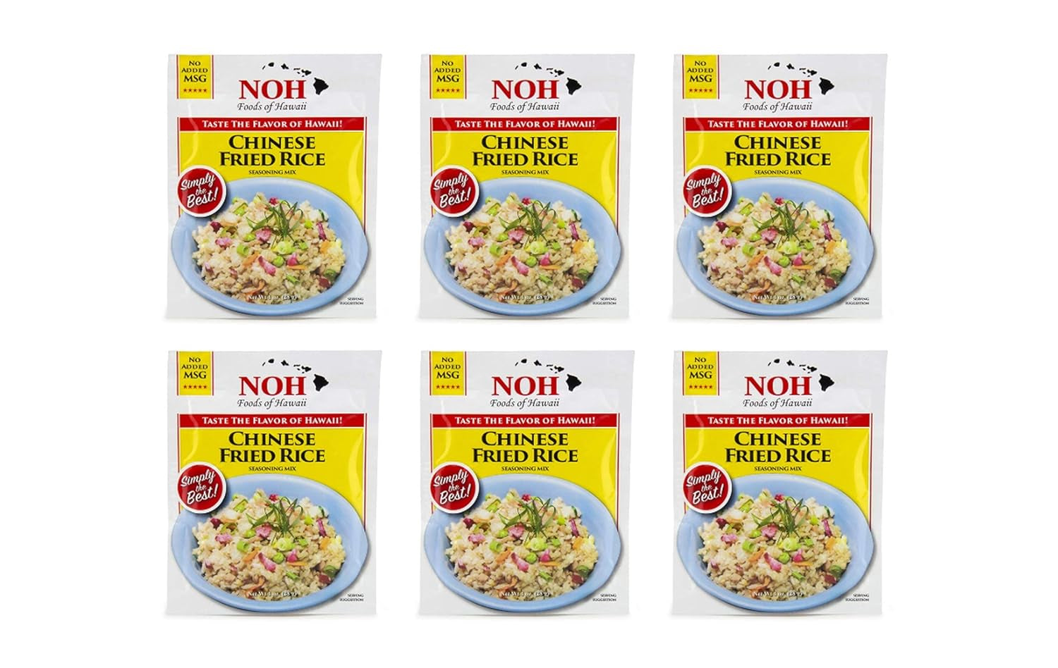 Chinese Fried Rice Seasoning Mix (6 Pack, Total of 6Oz)