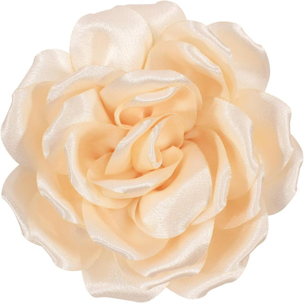 Rose Flower Brooch and Pin | Elegant Hair Clip and Accessory for Women'S Dress