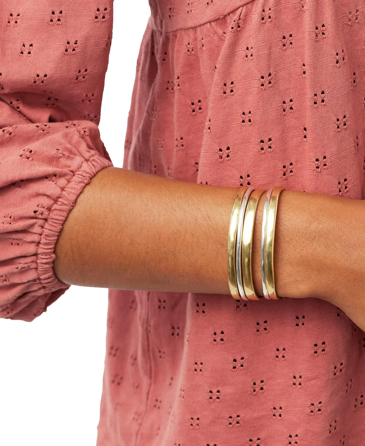 Two Tone Cuff Bracelet