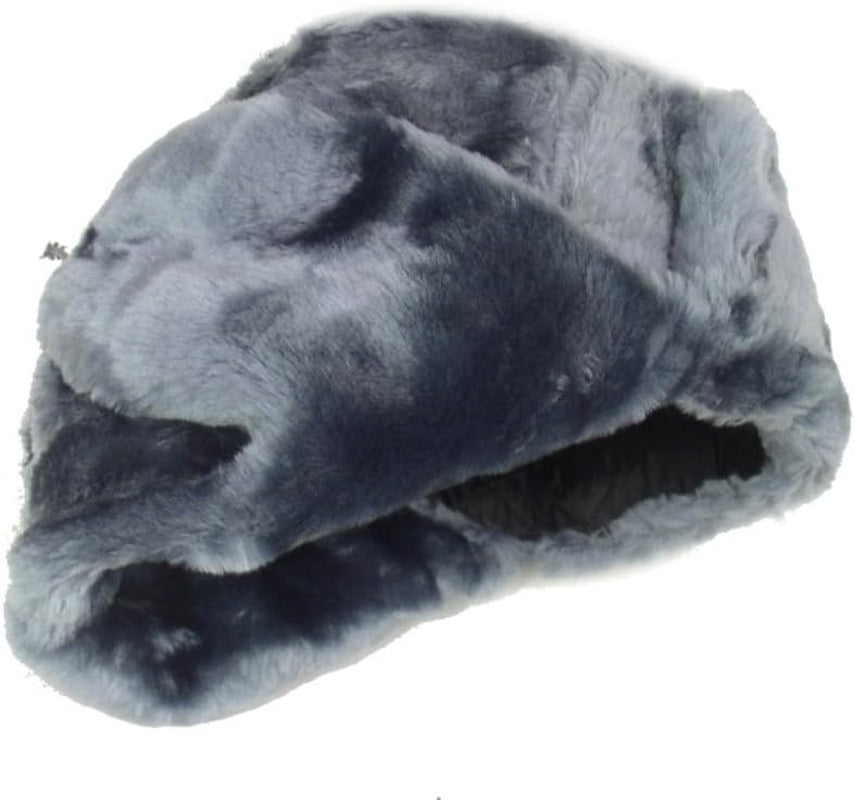 Russian Winter Hat *Shapka-Ushanka*Gray*Size L