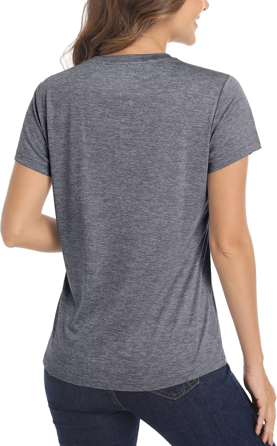 Women'S Short Sleeve Quick Dry T-Shirts Wicking Moisture Workout Athletic Running Shirts
