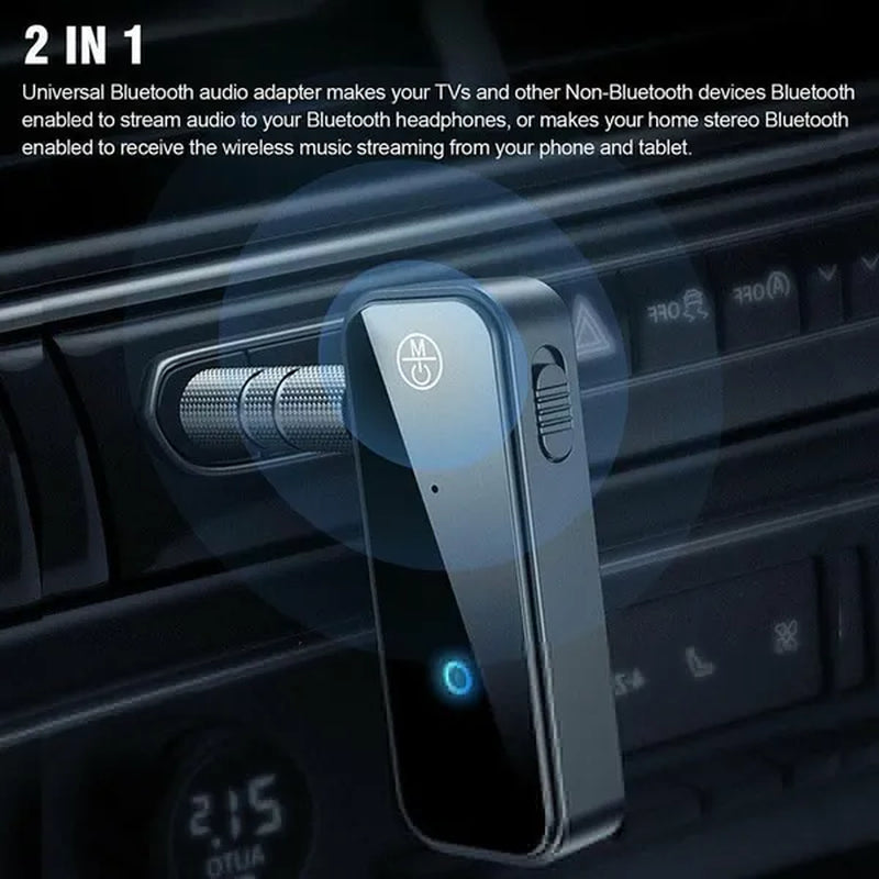 2 in 1 Wireless Bluetooth 5.0 Receiver Transmitter Adapter 3.5Mm Jack for Car Music Audio Aux A2Dp Headphone Reciever Handsfree