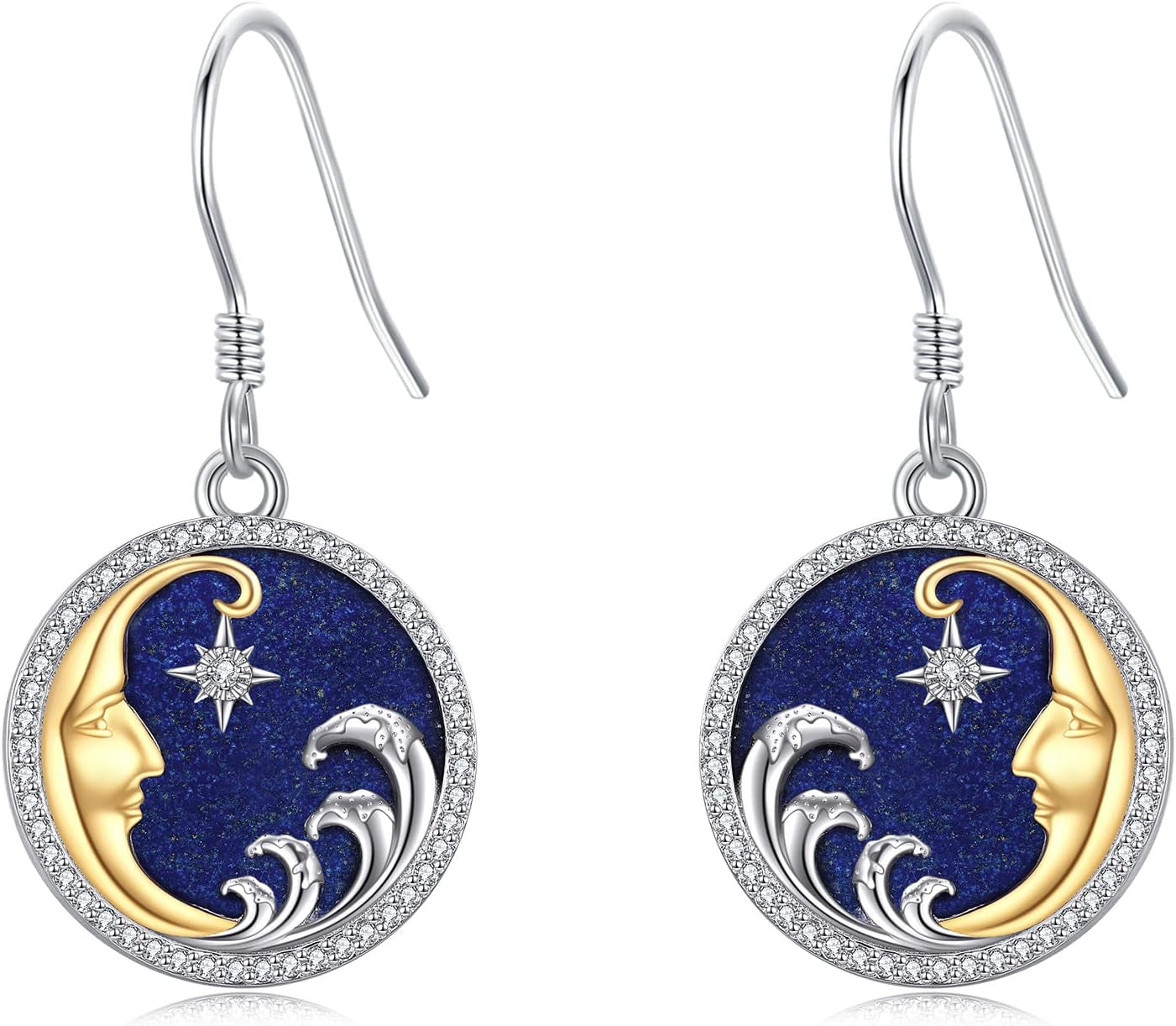 Capybara/Moon/Dinosaur/Cow/Butterfly/Jellyfish/Chcken/Dice/Star/Duck Dangle Earrings for Women Sterling Silver Cute Funny Drop Earrings Birthday/Christmar Gifts for Daughter/Sister/Granddaughter