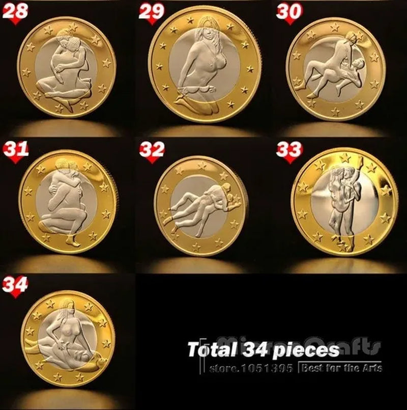 Germany Euros Coins Mix Pure Gold Coins Euro Coins Cool Maclife Couple Commemorative Coin
