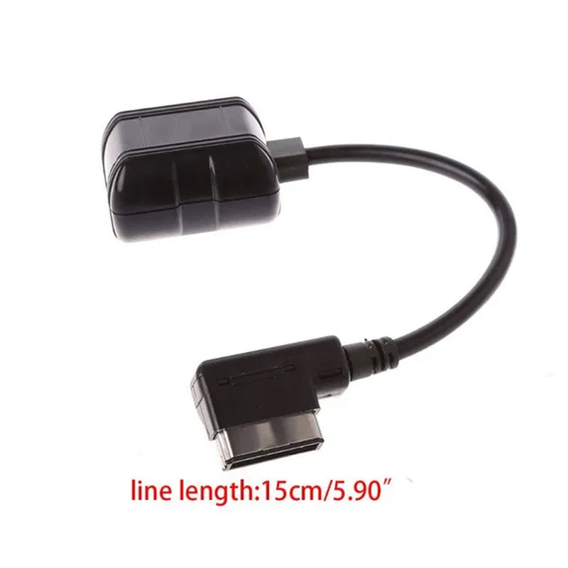 Car Bluetooth Wireless Module for Benz Radio Stereo Aux Cable Adapter MMI Socket Interface Audio Input