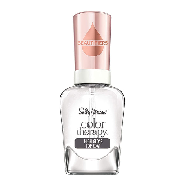 Color Therapy™ Beautifiers High Gloss Top Coat, Glossy, 35 Fl Ounce, Top Coat Nail Polish, Top Coat for Nails, Nail Strengthener, Nail Strengthening Polish, Argan Oil