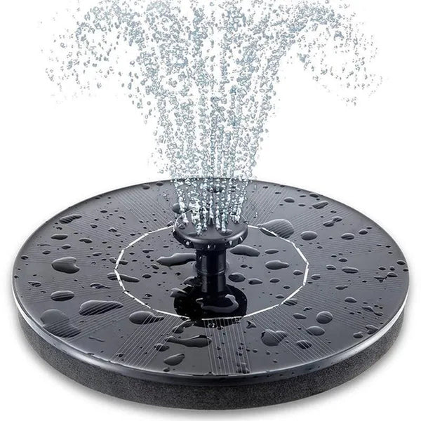 2023 Upgrade Solar Bird Bath Fountain Pump,Solar Fountain with 6 Nozzle, Free Standing Floating Solar Powered Water Fountain Pump for Bird Bath, Garden, Pond, Pool, Outdoor