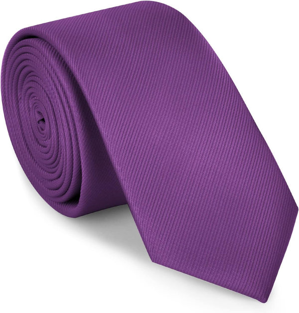 Men Ties, Classic Men'S Solid Color Necktie, Premium Pure Color Skinny Necktie with Multiple Colors
