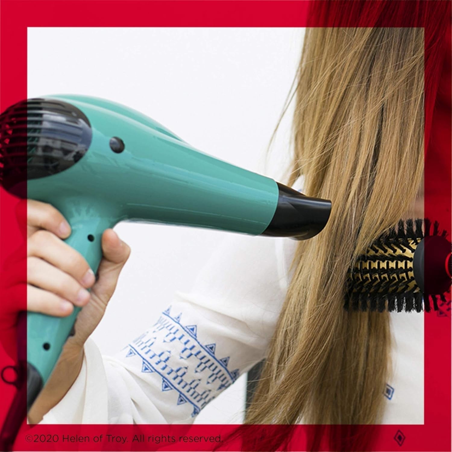 1875W Blow Dryer with Ionic Technology for Salon Styled Finish with Less Frizz (Green)