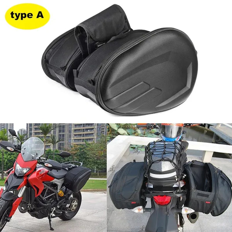 Newest Motorcycle Waterproof Racing Race Moto Helmet Travel Bags Suitcase Saddlebags + Raincoat