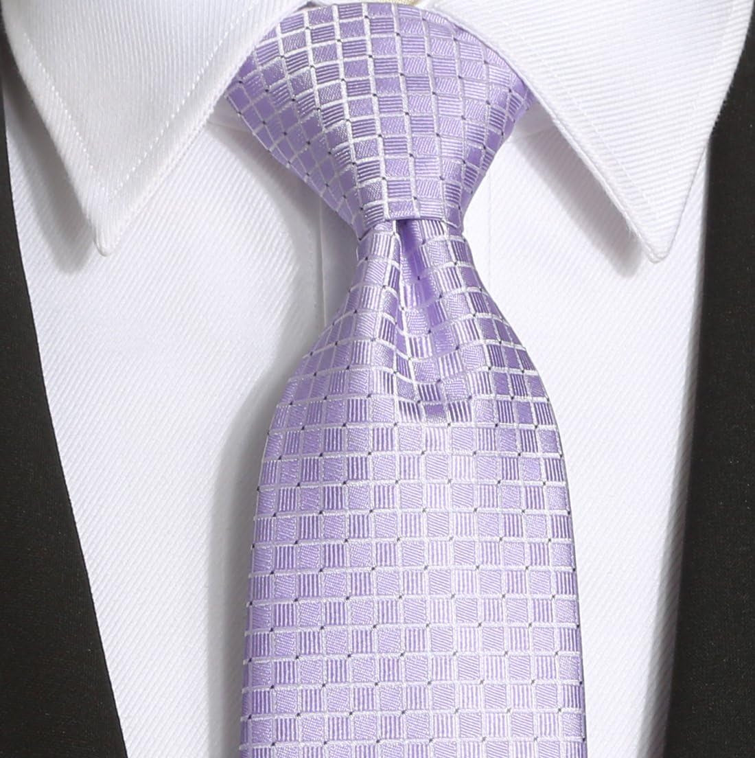 Mens 63'' XL Extra Long Tie Solid Festive Necktie + Gift Box