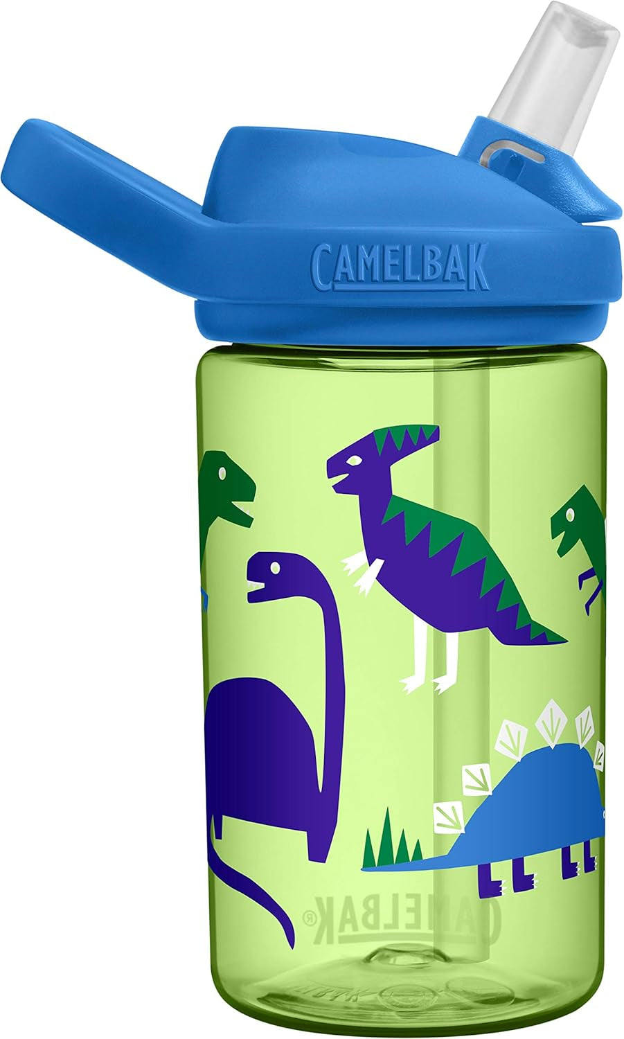 Eddy+ Kids Bpa-Free Water Bottle with Straw, 14Oz, Green, Model Number: 2282301040