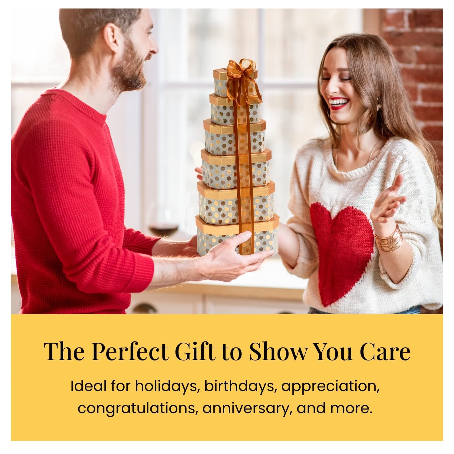 Gourmet Food Gift Basket Snack Gifts for Women, Men, Families, Delivery For, Appreciation, Chocolate, Thank You, Birthday, Corporate, Congratulations