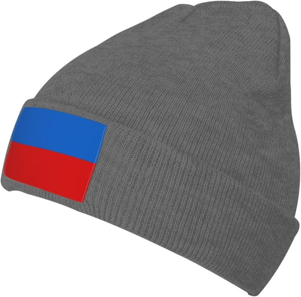 Flag of Ukrainian Russians Beanie Hat for Men Women Warm Cozy Knit Skull Cap Acrylic Winter Hats